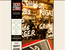 Tablet Screenshot of luckystrikeny.com